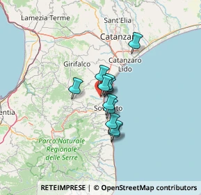 Mappa Via Busento, 88060 Montepaone CZ, Italia (8.51182)