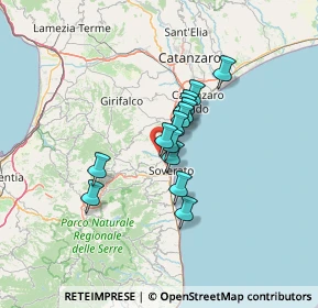 Mappa Via Busento, 88060 Montepaone CZ, Italia (9.48)