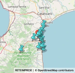 Mappa Via Busento, 88060 Montepaone CZ, Italia (8.32833)