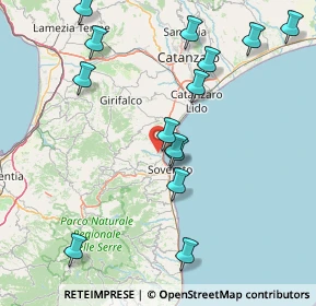 Mappa Via Busento, 88060 Montepaone CZ, Italia (19.84143)