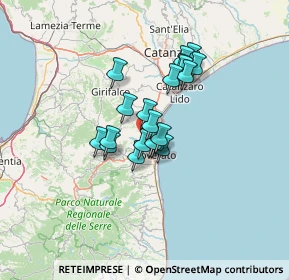 Mappa Via Busento, 88060 Montepaone CZ, Italia (10.023)