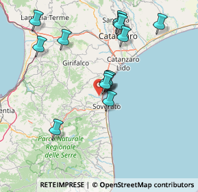 Mappa Via Busento, 88060 Montepaone CZ, Italia (16.32)