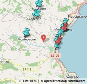 Mappa Via Busento, 88060 Montepaone CZ, Italia (2.048)