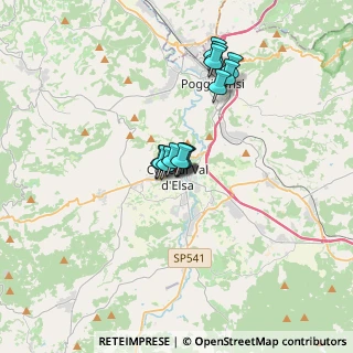 Mappa Via dell'Agio, 53034 Colle di Val D'elsa SI, Italia (2.57154)