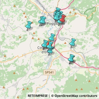 Mappa Via Toscana, 53034 Colle di Val d'Elsa SI, Italia (3.9105)