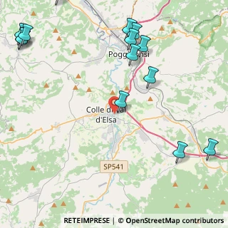 Mappa Via Toscana, 53034 Colle di Val d'Elsa SI, Italia (6.30143)