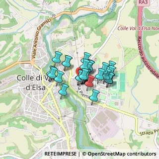 Mappa Via Toscana, 53034 Colle di Val d'Elsa SI, Italia (0.23714)