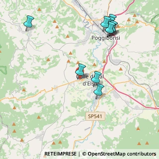 Mappa Via Antonio Salvetti, 53034 Colle di Val d'Elsa SI, Italia (4.94727)