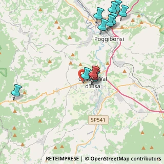 Mappa Via Antonio Salvetti, 53034 Colle di Val d'Elsa SI, Italia (4.92417)