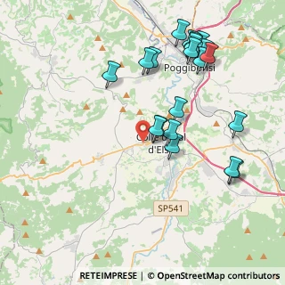 Mappa Via Antonio Salvetti, 53034 Colle di Val d'Elsa SI, Italia (4.492)