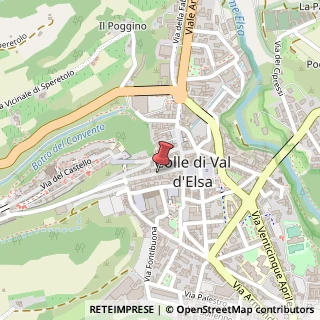 Mappa Via Giuseppe Garibaldi, 40, 53034 Colle di Val d'Elsa, Siena (Toscana)