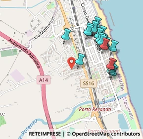 Mappa Viale dei Pini, 62017 Porto Recanati MC, Italia (0.4885)