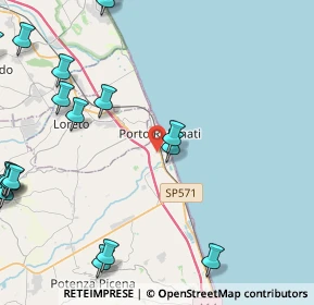 Mappa Viale dei Pini, 62017 Porto Recanati MC, Italia (6.705)