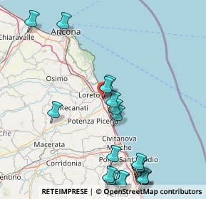 Mappa Viale dei Pini, 62017 Porto Recanati MC, Italia (21.675)
