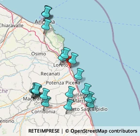 Mappa Viale dei Pini, 62017 Porto Recanati MC, Italia (17.8065)