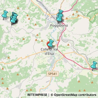 Mappa Via delle Terme, 53034 Colle di Val d'Elsa SI, Italia (7.08235)