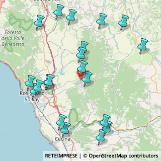 Mappa SP 13 del Commercio, 56040 Castellina Marittima PI (10.43)