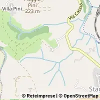 Mapa Poggibonsi