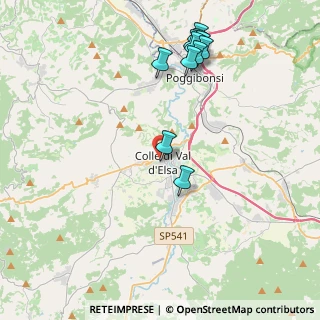 Mappa Via Salvagna, 53034 Colle di Val d'Elsa SI, Italia (4.66455)