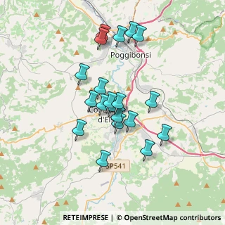 Mappa Via della Badia, 53034 Colle di Val d'Elsa SI, Italia (3.07)
