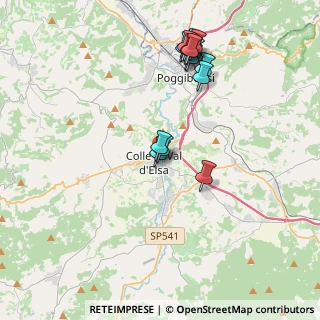Mappa Via della Badia, 53034 Colle di Val d'Elsa SI, Italia (4.12467)