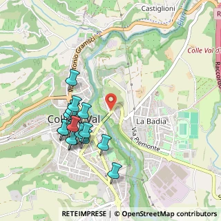 Mappa Via della Badia, 53034 Colle di Val d'Elsa SI, Italia (0.50333)