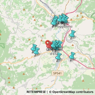 Mappa Loc. Borgatello Il Melograno, 53034 Colle di Val D'Elsa SI, Italia (3.473)