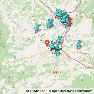 Mappa Loc. Borgatello Il Melograno, 53034 Colle di Val D'Elsa SI, Italia (4.2215)