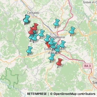 Mappa Loc. Borgatello Il Melograno, 53034 Colle di Val D'Elsa SI, Italia (6.798)
