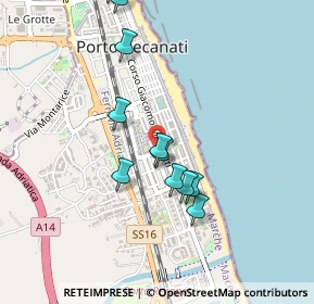 Mappa Via Gioacchino Rossini, 62017 Porto Recanati MC, Italia (0.45455)