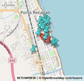 Mappa Via Gioacchino Rossini, 62017 Porto Recanati MC, Italia (0.2455)