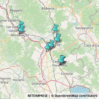 Mappa Zona Industriale San Zeno, 52100 Arezzo AR, Italia (12.88364)