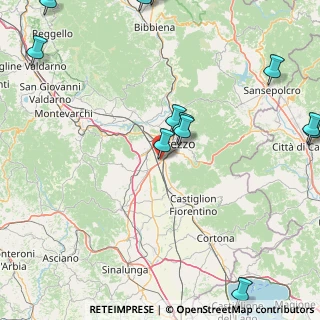 Mappa Zona Industriale San Zeno, 52100 Arezzo AR, Italia (24.31333)