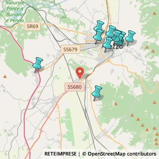 Mappa Zona Industriale San Zeno, 52100 Arezzo AR, Italia (4.99909)