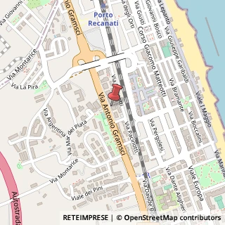 Mappa Via Guglielmo Marconi, 23, 62017 Porto Recanati, Macerata (Marche)