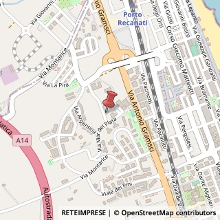 Mappa Via Teodoro Bronzini, 12, 62017 Porto Recanati, Macerata (Marche)
