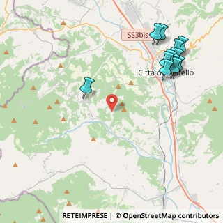 Mappa Località I Muri, 06010 Monte Santa Maria Tiberina PG, Italia (5.46583)