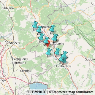 Mappa Località I Muri, 06010 Monte Santa Maria Tiberina PG, Italia (10.32167)
