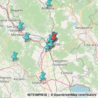 Mappa S. Zeno Str. B, 52100 Arezzo AR, Italia (12.73167)