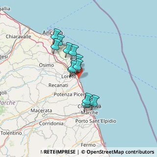 Mappa Viale dei Cementieri, 62017 Porto Recanati MC, Italia (10.845)