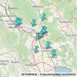 Mappa Strada C Localita' S. Zeno Arezzo, 52100 Arezzo AR, Italia (12.89615)