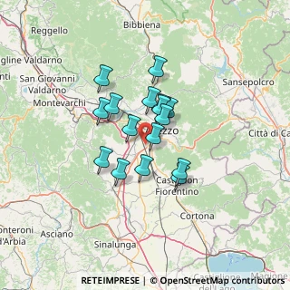 Mappa Strada C Localita' S. Zeno Arezzo, 52100 Arezzo AR, Italia (9.65875)