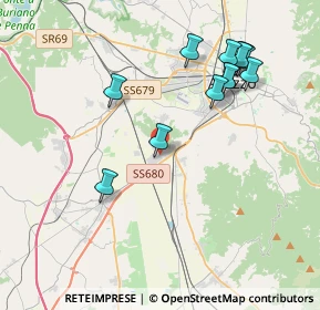 Mappa Strada A 80 Località San Zeno, 52100 Arezzo AR, Italia (4.23417)