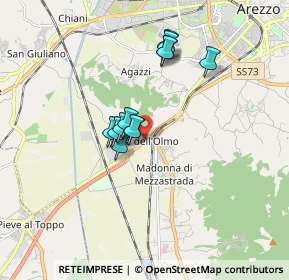 Mappa SS 73, 52100 Arezzo AR, Italia (1.35083)