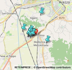 Mappa SS 73, 52100 Arezzo AR, Italia (0.95308)