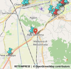 Mappa SS 73, 52100 Arezzo AR, Italia (3.38)
