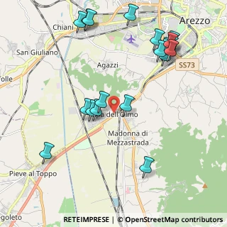 Mappa SS 73, 52100 Arezzo AR, Italia (2.496)