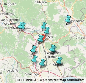 Mappa SS 73, 52100 Arezzo AR, Italia (14.57444)