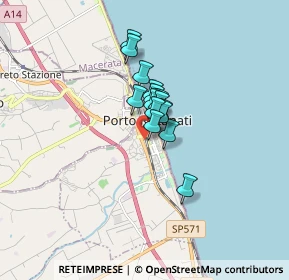 Mappa Via Guglielmo Marconi, 62017 Porto Recanati MC, Italia (0.90333)