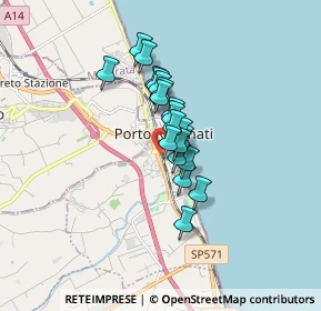 Mappa Via Guglielmo Marconi, 62017 Porto Recanati MC, Italia (1.0815)